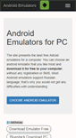Mobile Screenshot of android-emulators.com